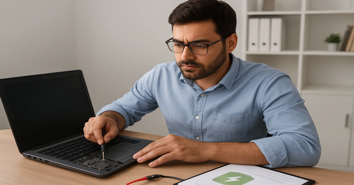 تست باتری لپتاپ استوک