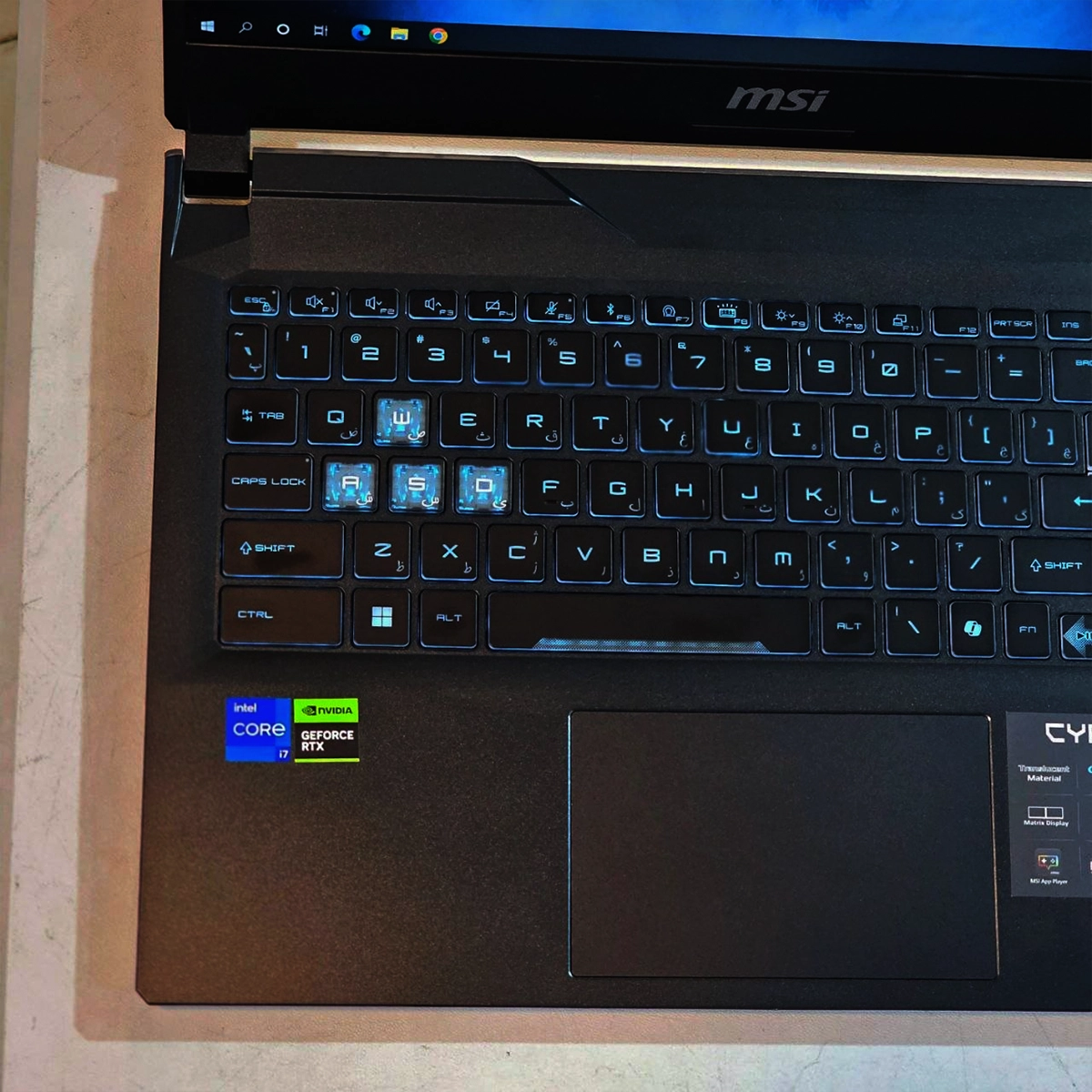 لپ تاپ گیمینگ msi cyborg 15